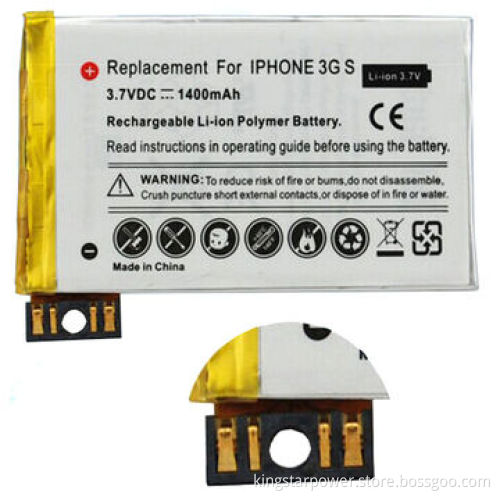 Mobile Phone Battery for iPhone 3S/APN 616-0431 616-0432 616-0433 616-0434 616-0435/1,400mAh Li-poly